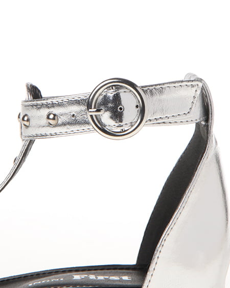 INGNI（イング） スタッズ・グラディエーター／サンダル ｼﾙﾊﾞｰ