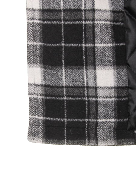 INGNI（イング） ファーポケ付・P／コート ﾁｪｯｸ