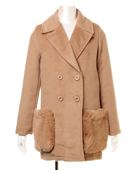 INGNI(イング) ファーポケ付・P／コート ｷｬﾒﾙ