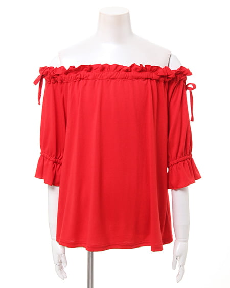 INGNI（イング） 半袖カット・オフショル／トップス ｱｶ