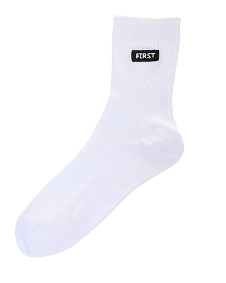 INGNI（イング） ボックスロゴ／ソックス ｵﾌﾎﾜｲﾄ