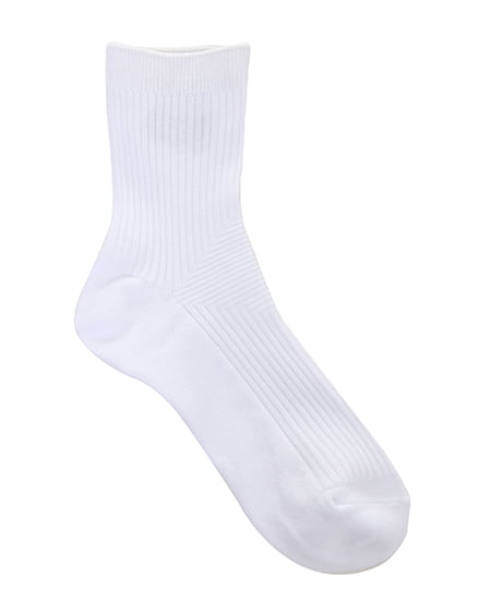 INGNI（イング） ボックスロゴ／ソックス ｵﾌﾎﾜｲﾄ