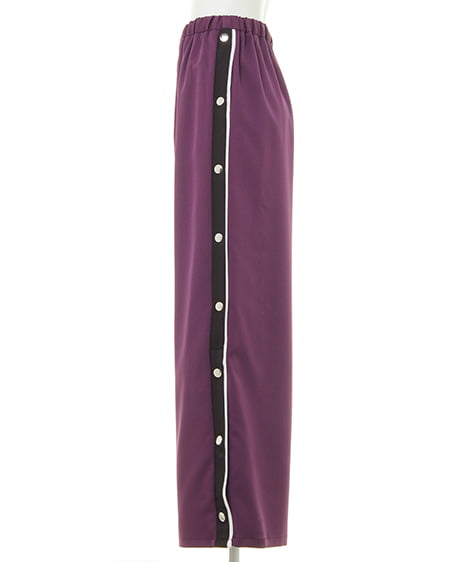 INGNI(イング) サイドライン・ワイド/パンツ パープル