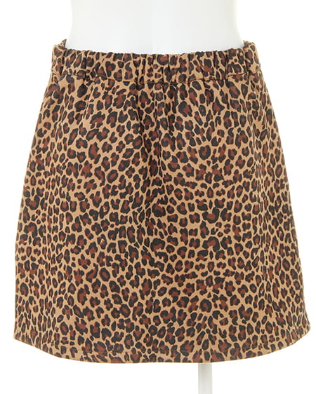 INGNI(イング) フロントZIP・台形/スカート ヒョウ