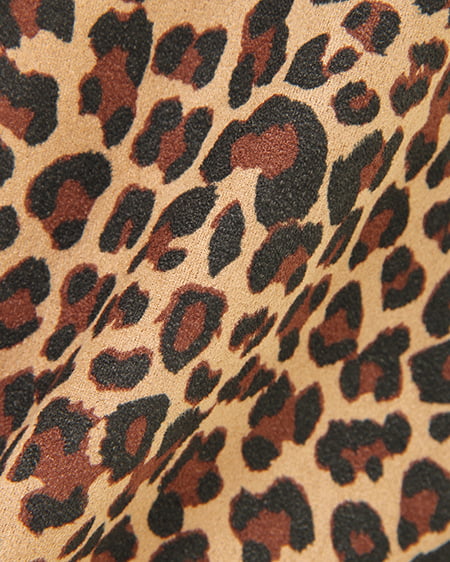 INGNI(イング) フロントZIP・台形/スカート ヒョウ