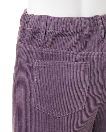 INGNI(イング) コーデュロイ・タック/ワイドパンツ パープル