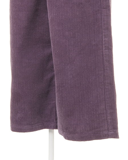 INGNI(イング) コーデュロイ・タック/ワイドパンツ パープル