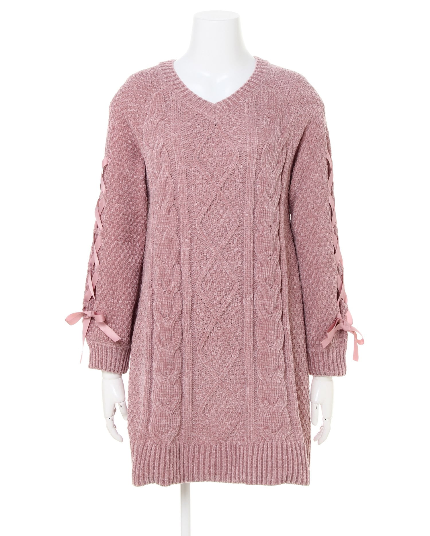 ケーブル柄・モールニット／ワンピース｜INGNI First(イングファースト