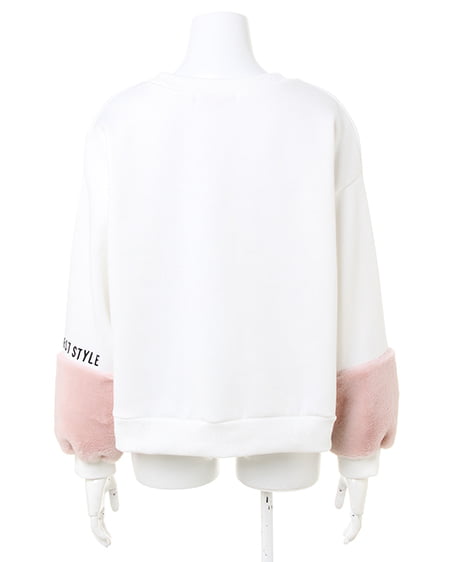 INGNI（イング） 袖ファー・裏起毛／トップス ｵﾌﾎﾜｲﾄ