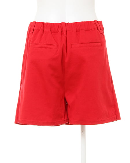 INGNI(イング) Frontボタン・台形/スカパン アカ