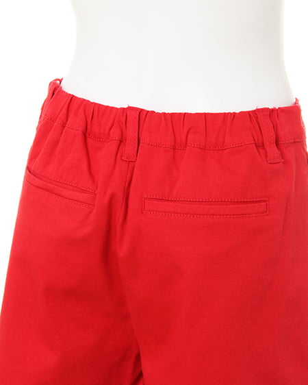 INGNI(イング) Frontボタン・台形/スカパン アカ