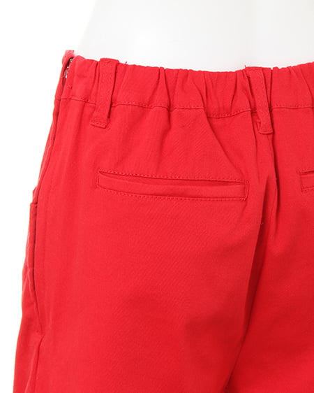 INGNI(イング) Frontボタン・台形/スカパン アカ