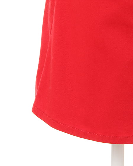 INGNI(イング) Frontボタン・台形/スカパン アカ