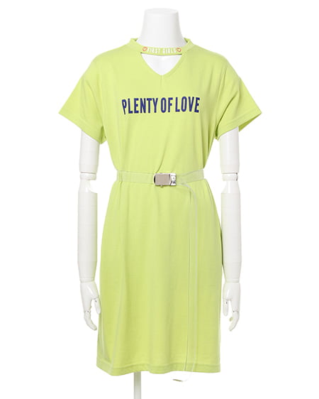 【子供服】クリアベルト付・カット／ワンピース