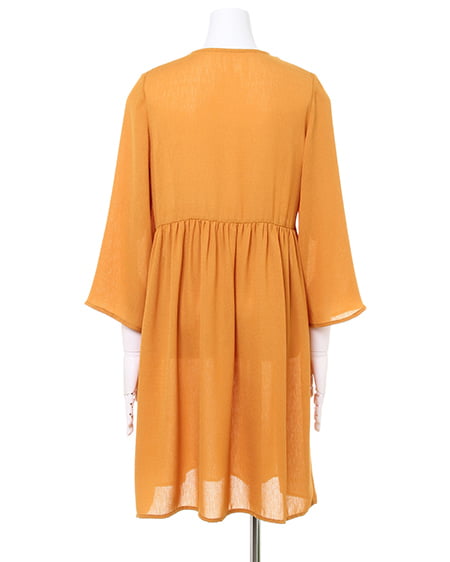 INGNI(イング) 楊柳・ロング/ガウン マスタード