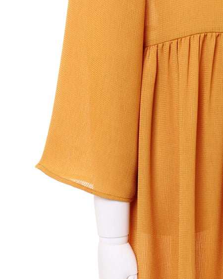 INGNI(イング) 楊柳・ロング/ガウン マスタード