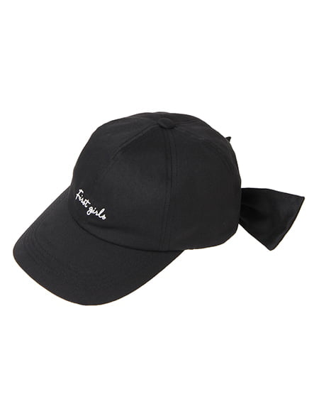 INGNI（イング） Backリボン・ロゴ／CAP ｸﾛ
