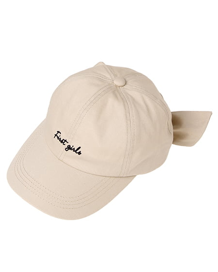 INGNI（イング） Backリボン・ロゴ／CAP ﾍﾞｰｼﾞｭ