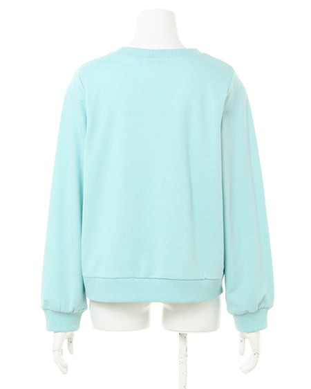 INGNI（イング） モチーフ／スウェットトップス ﾐﾝﾄｸﾞﾘｰﾝ