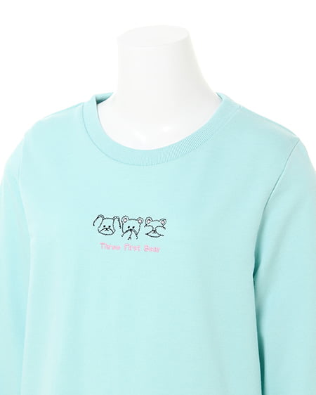 INGNI（イング） モチーフ／スウェットトップス ﾐﾝﾄｸﾞﾘｰﾝ