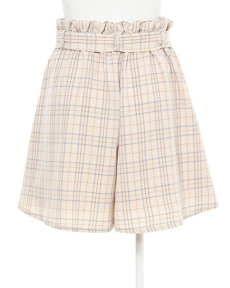 INGNI(イング) ウエストリボン・フレア/キュロットパンツ ベージュ