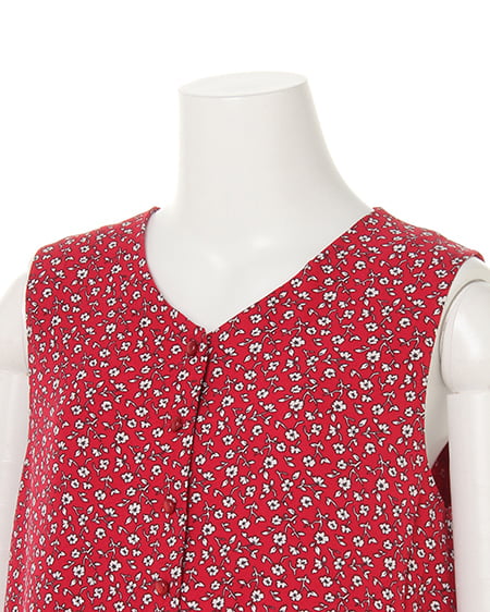 INGNI（イング） ノースリ・ティアード／ロングワンピース ｱｶ