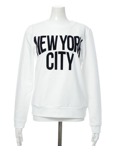 【Basic】NEW YORKフロッキー裏毛プルオーバー