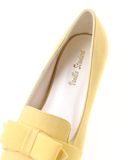 INGNI（イング） パールヒールスエードリボンオペラ ｲｴﾛｰ