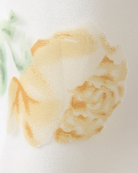 INGNI（イング） 花柄オーガンジー／スカートB ｲｴﾛｰ/ﾊﾅ