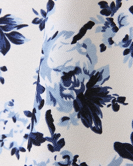 INGNI（イング） ウエストリボン花柄／ワンピース ｵﾌﾎﾜｲﾄ