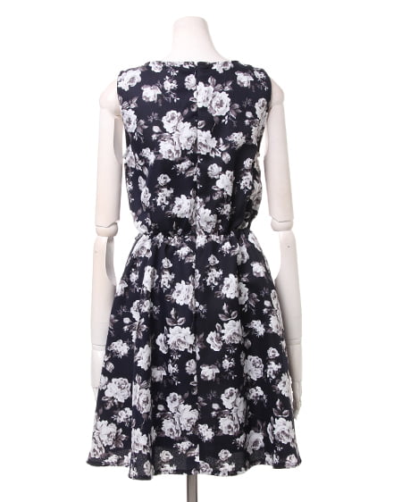 INGNI（イング） ウエストリボン花柄／ワンピース ｺﾝ