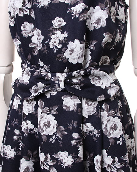 INGNI（イング） ウエストリボン花柄／ワンピース ｺﾝ