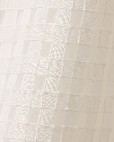 INGNI（イング） サッシュ付シアーギンガムF＆F／ワンピース ｵﾌﾎﾜｲﾄ