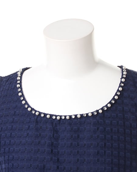 INGNI（イング） サッシュ付シアーギンガムF＆F／ワンピース ｺﾝ