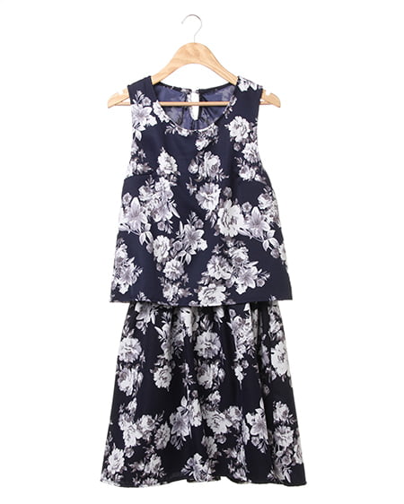 INGNI(イング) 花柄F＆F／ワンピース ｺﾝ