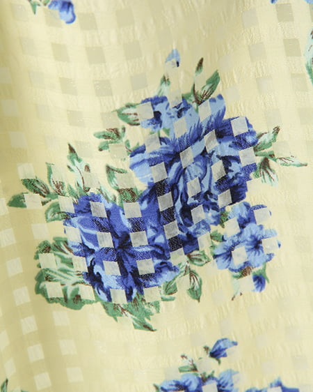 INGNI（イング） 花柄ワンピース／SET ｵﾌﾎﾜｲﾄ/ｲｴﾛｰ