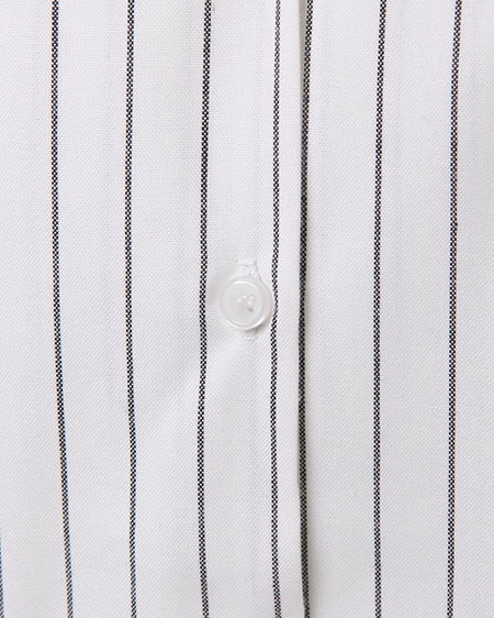 INGNI（イング） 開襟ノースリシャツ／ワンピース ｵﾌﾎﾜｲﾄ/ｽﾄﾗｲﾌﾟ