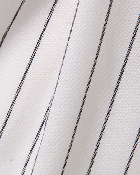 INGNI（イング） 開襟ノースリシャツ／ワンピース ｵﾌﾎﾜｲﾄ/ｽﾄﾗｲﾌﾟ