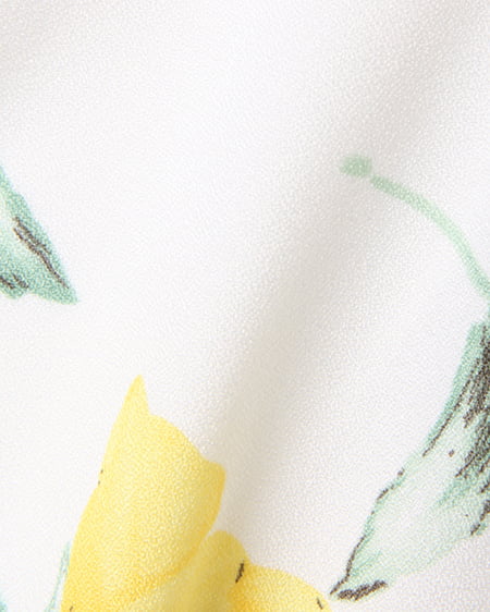 INGNI（イング） 花柄ノースリ／ワンピースC ｵﾌﾎﾜｲﾄ