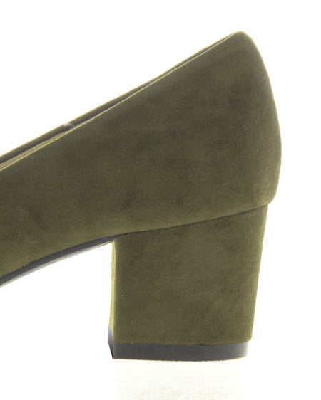 INGNI(イング) チャンキーヒール/パンプス カーキ