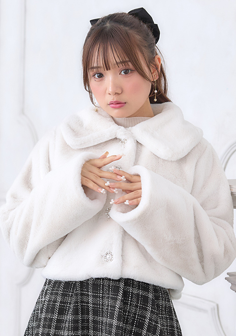 ファーコート 牛柄 itimi shury ganni nodress acne