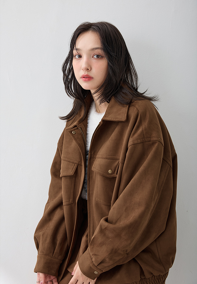 SUEDE BLOUSON