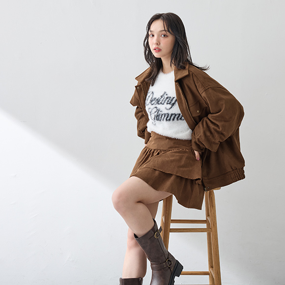 SUEDE BLOUSON