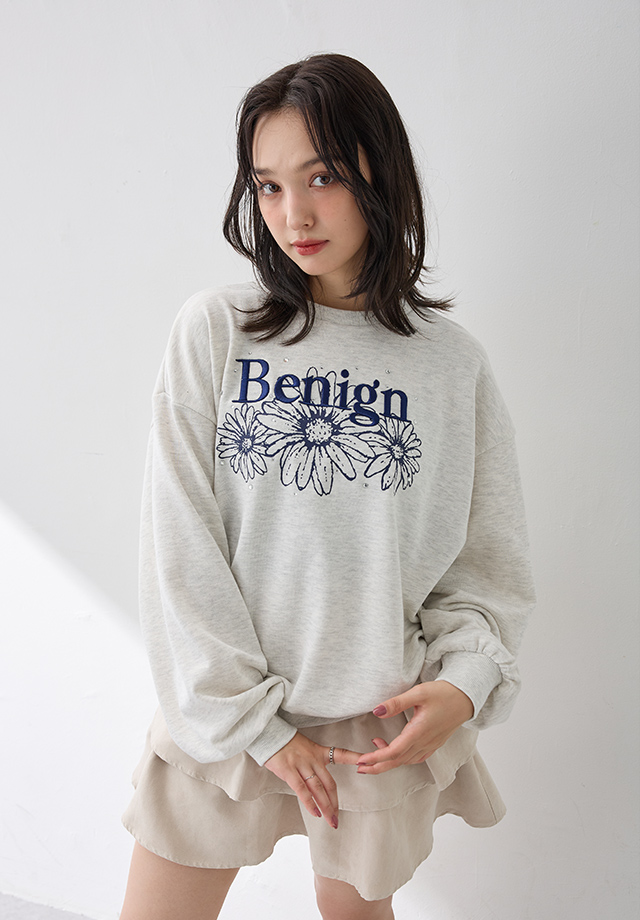 FLOWER LOGO SWEAT