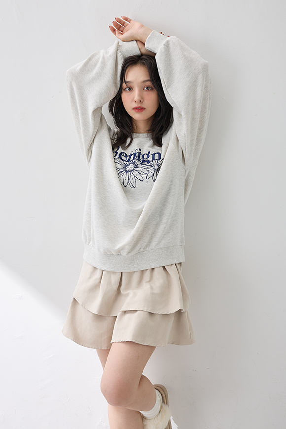 FLOWER LOGO SWEAT