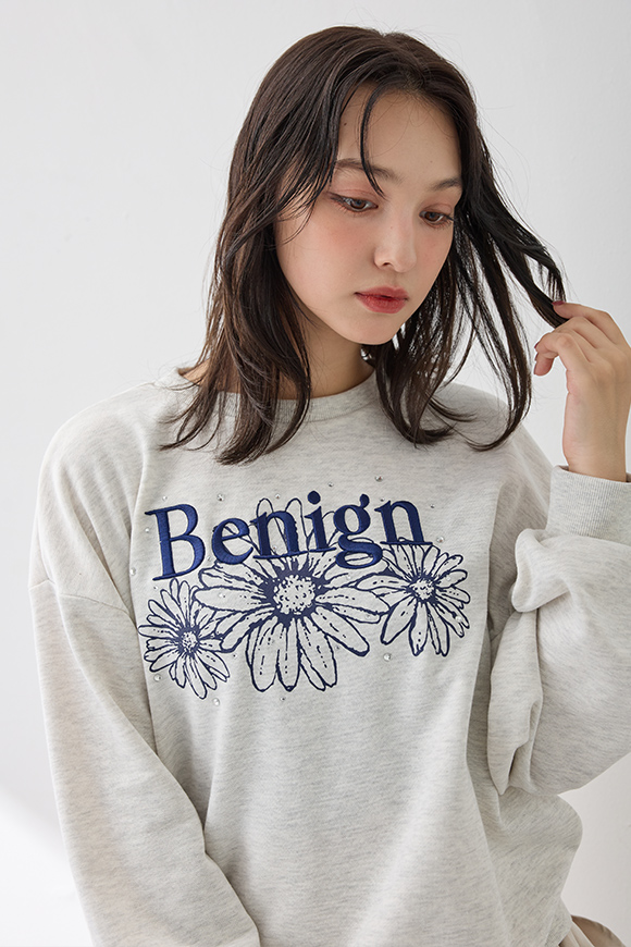 FLOWER LOGO SWEAT