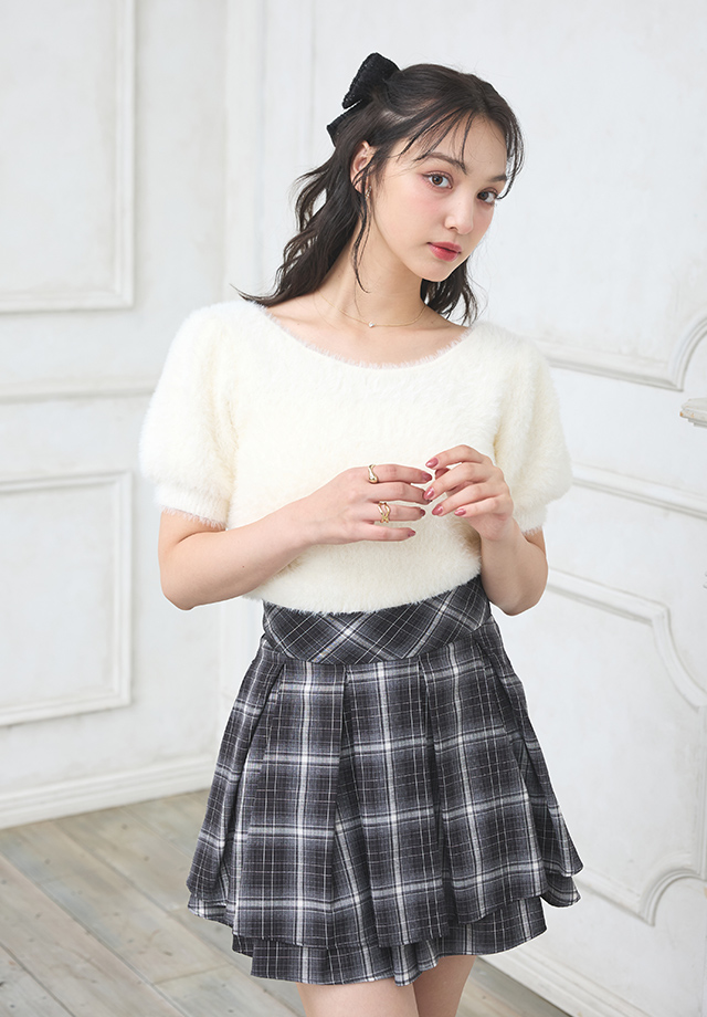 BACK RIBBON KNIT