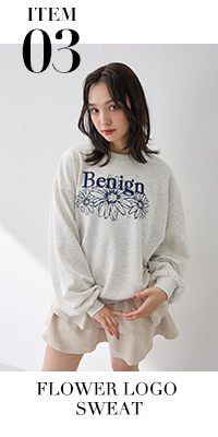 FLOWER LOGO SWEAT