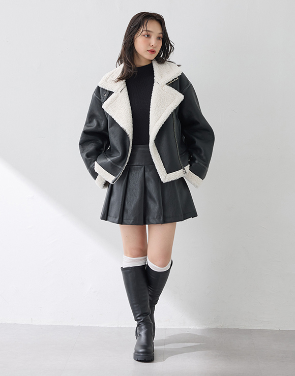 CROPPED FLIGHT JACKET