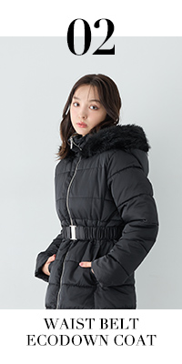 WAIST BELT ECODOWN COAT